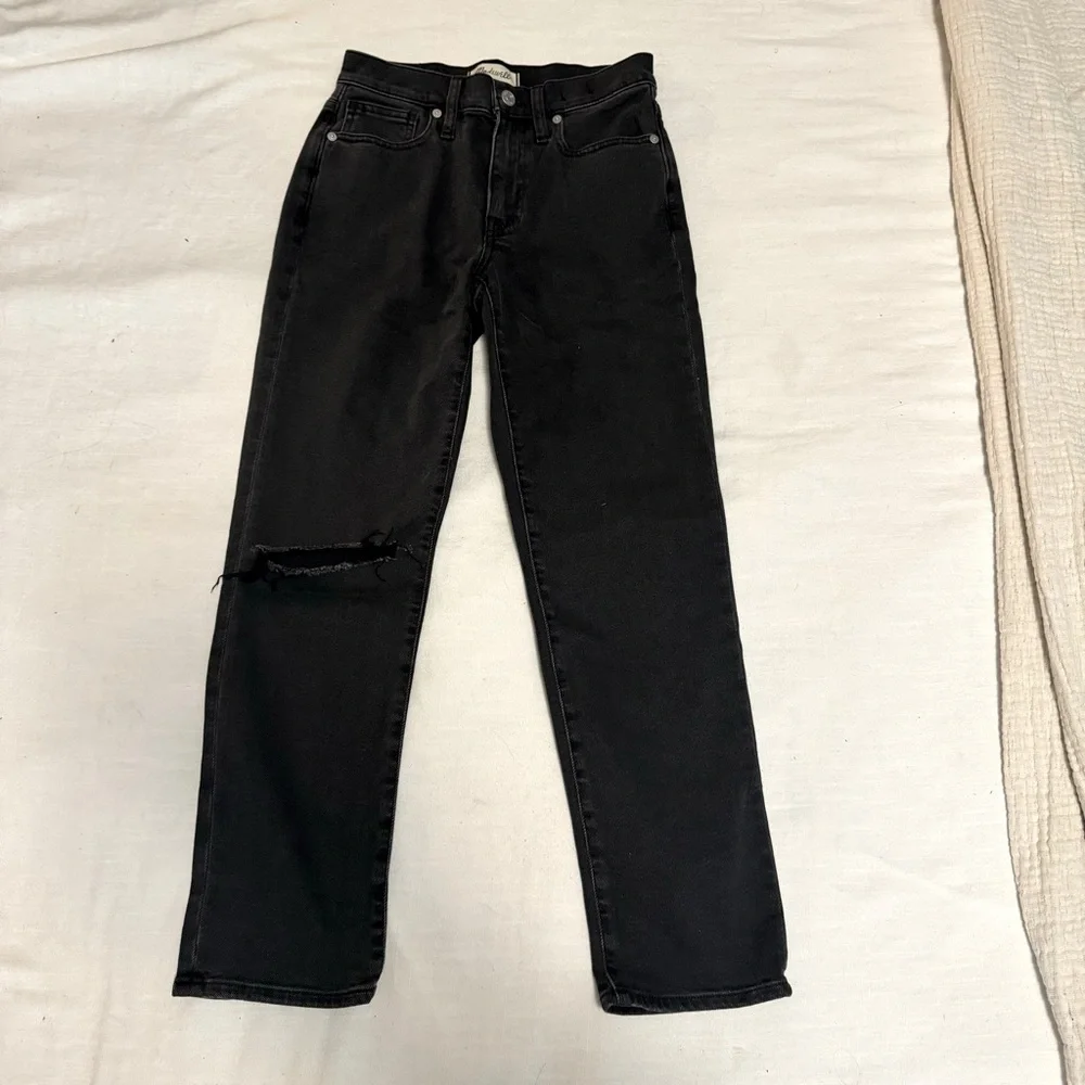 Madewell The GirlJean Black Jeans - Picture 2 of 7